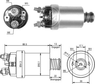 ZM-1-561 — Solenoides y Relés