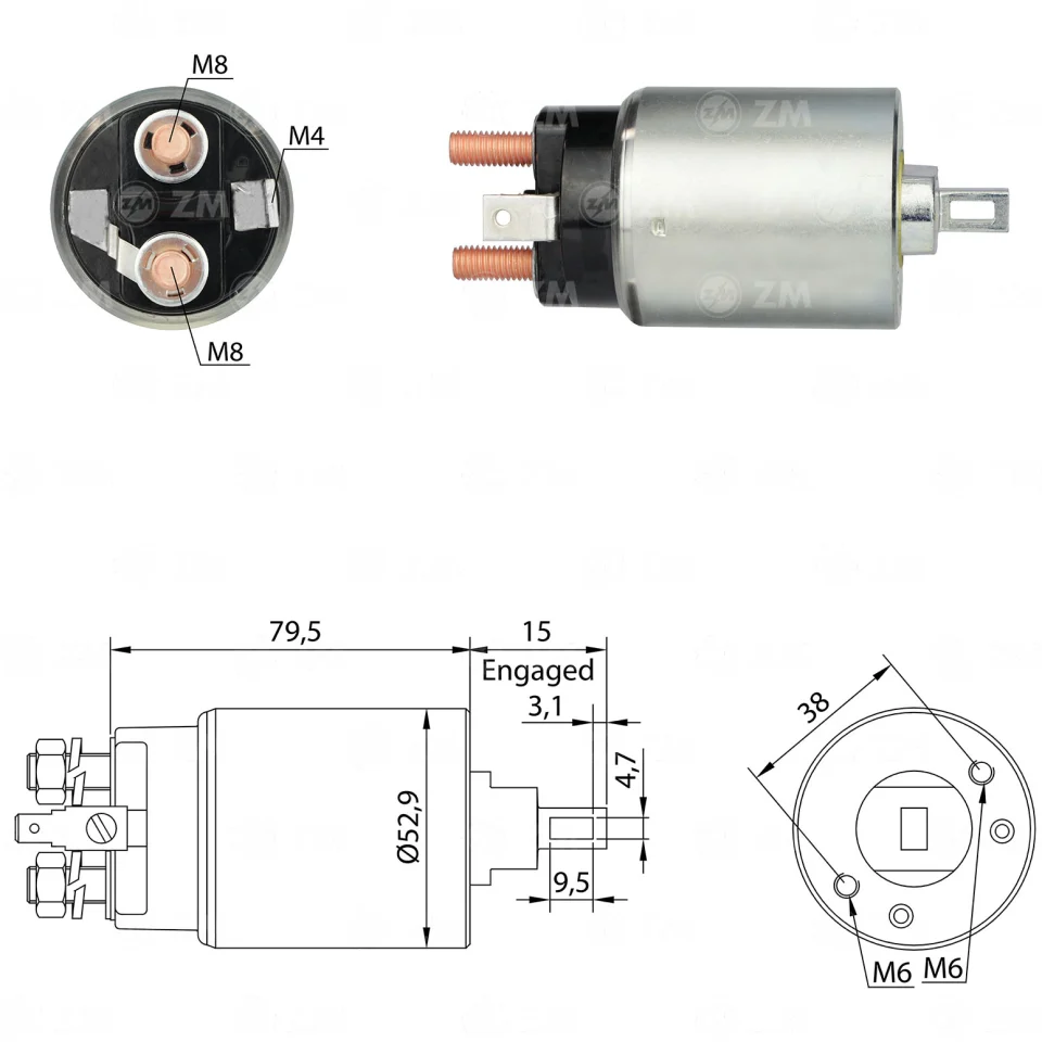 ZM-1-981 — Solenoides y Relés