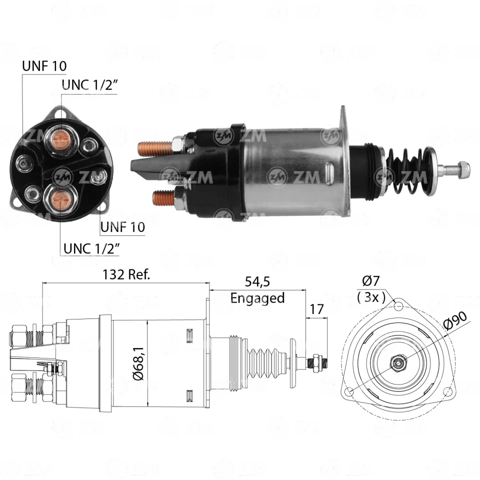 ZM-2-356 — Solenoides y Relés