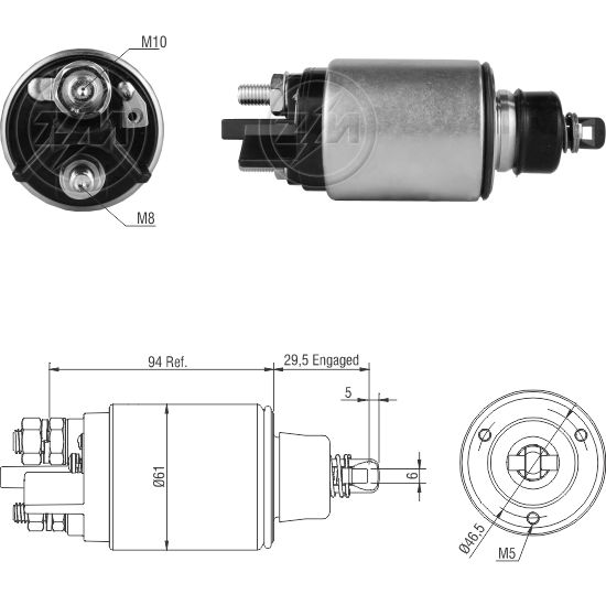 ZM-2-826 — Solenoides y Relés