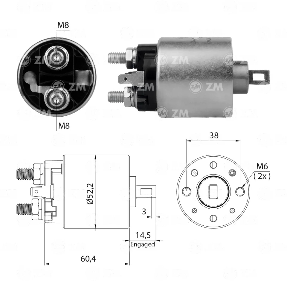 ZM-4-719 — Solenoides y Relés