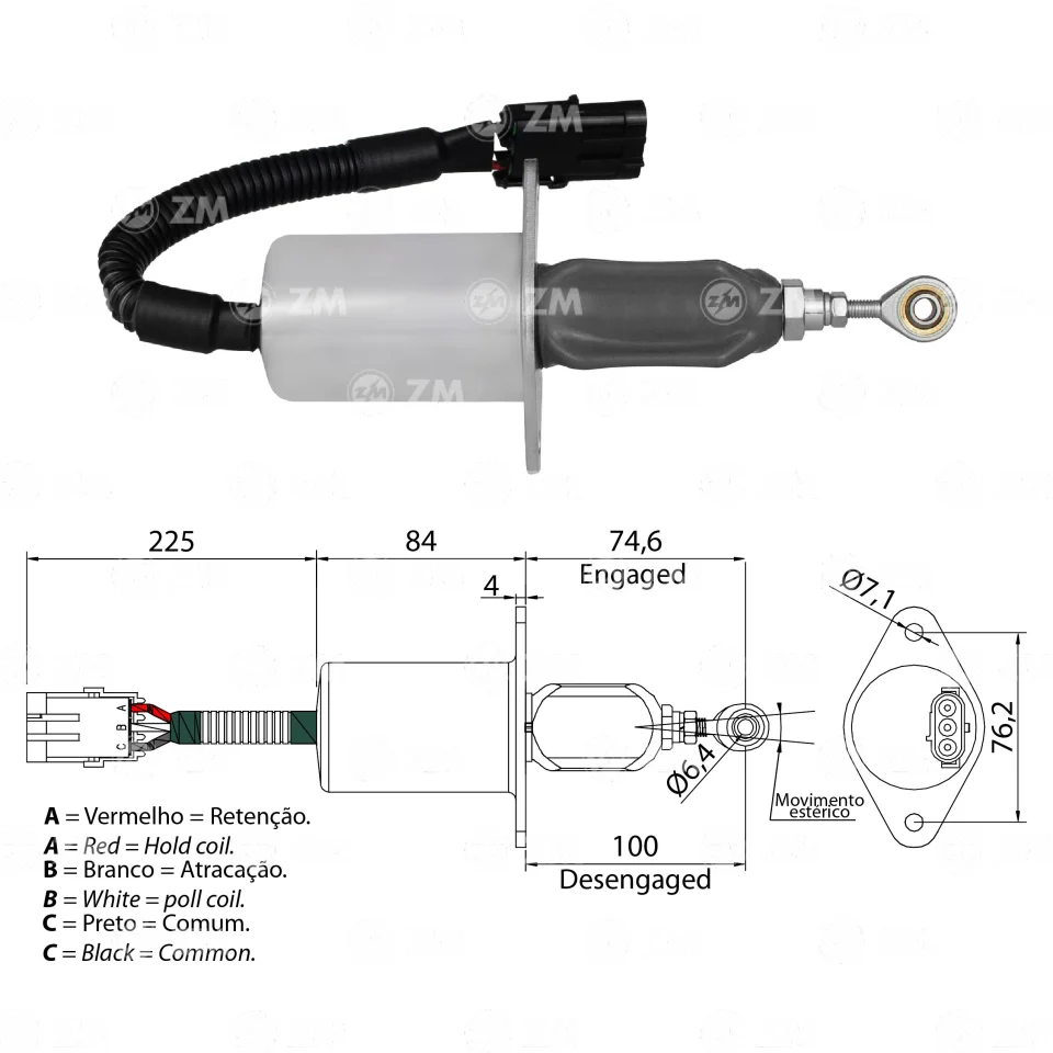 ZM-440 — Solenoides y Relés