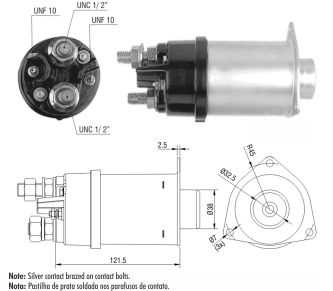 ZM-458 — Solenoides y Relés