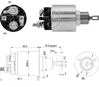 ZM-6-773 — Solenoides y Relés