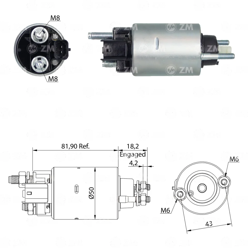ZM-669 — Solenoides y Relés