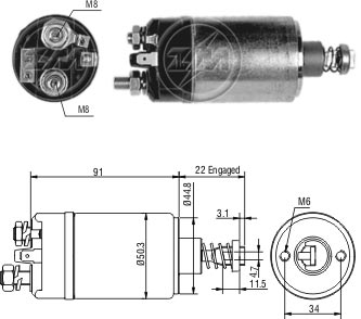ZM-728 — Solenoides y Relés