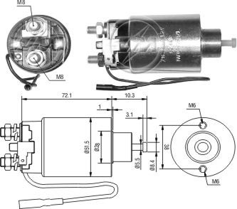 ZM-798 — Solenoides y Relés