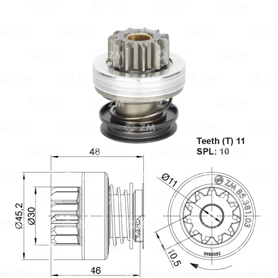 ZM-85.381.03 — Impulsor de Arranque