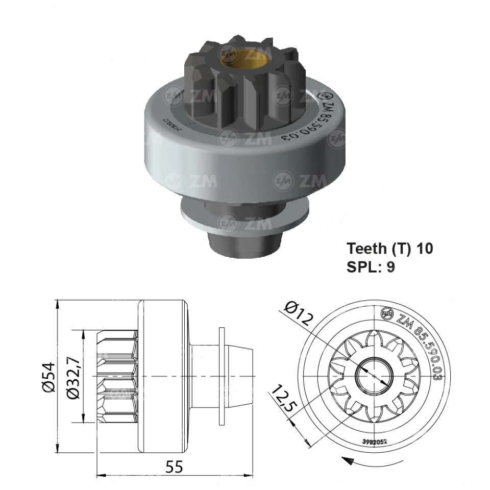 ZM-85.590.03 — Impulsor de Arranque