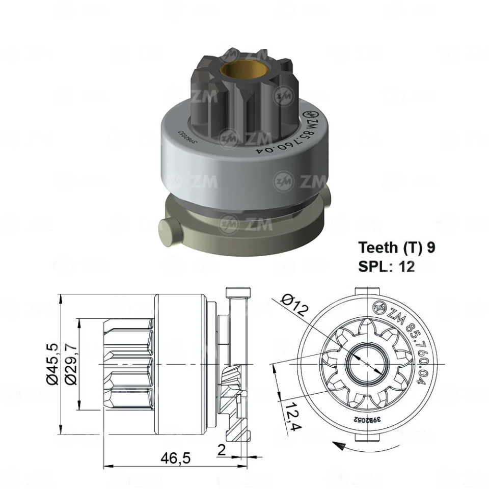 ZM-85.760.04 — Impulsor de Arranque