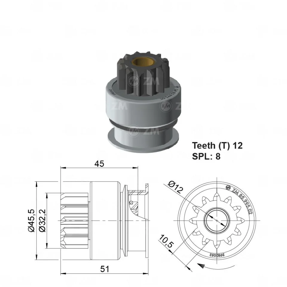 ZM-85.995.01 — Impulsor de Arranque