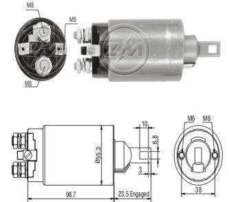 ZM-895 — Solenoides y Relés